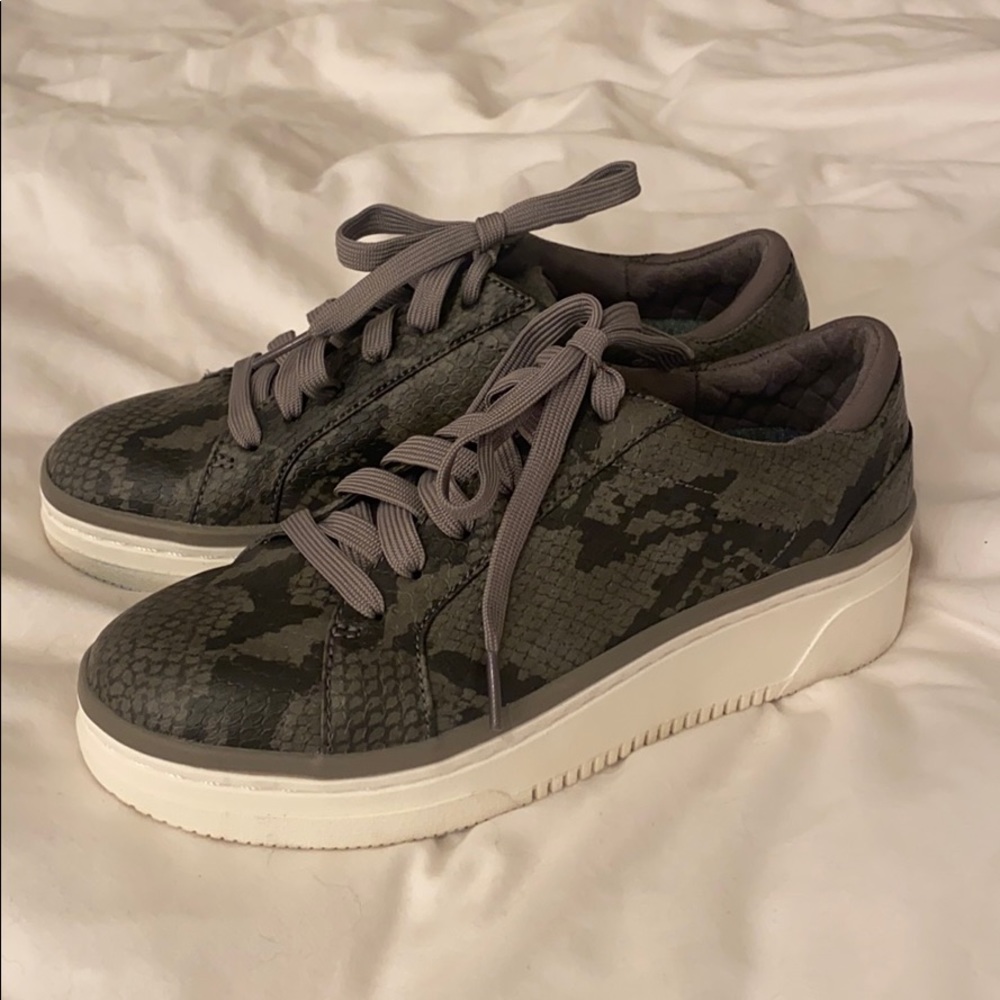 Snake skin sneakers